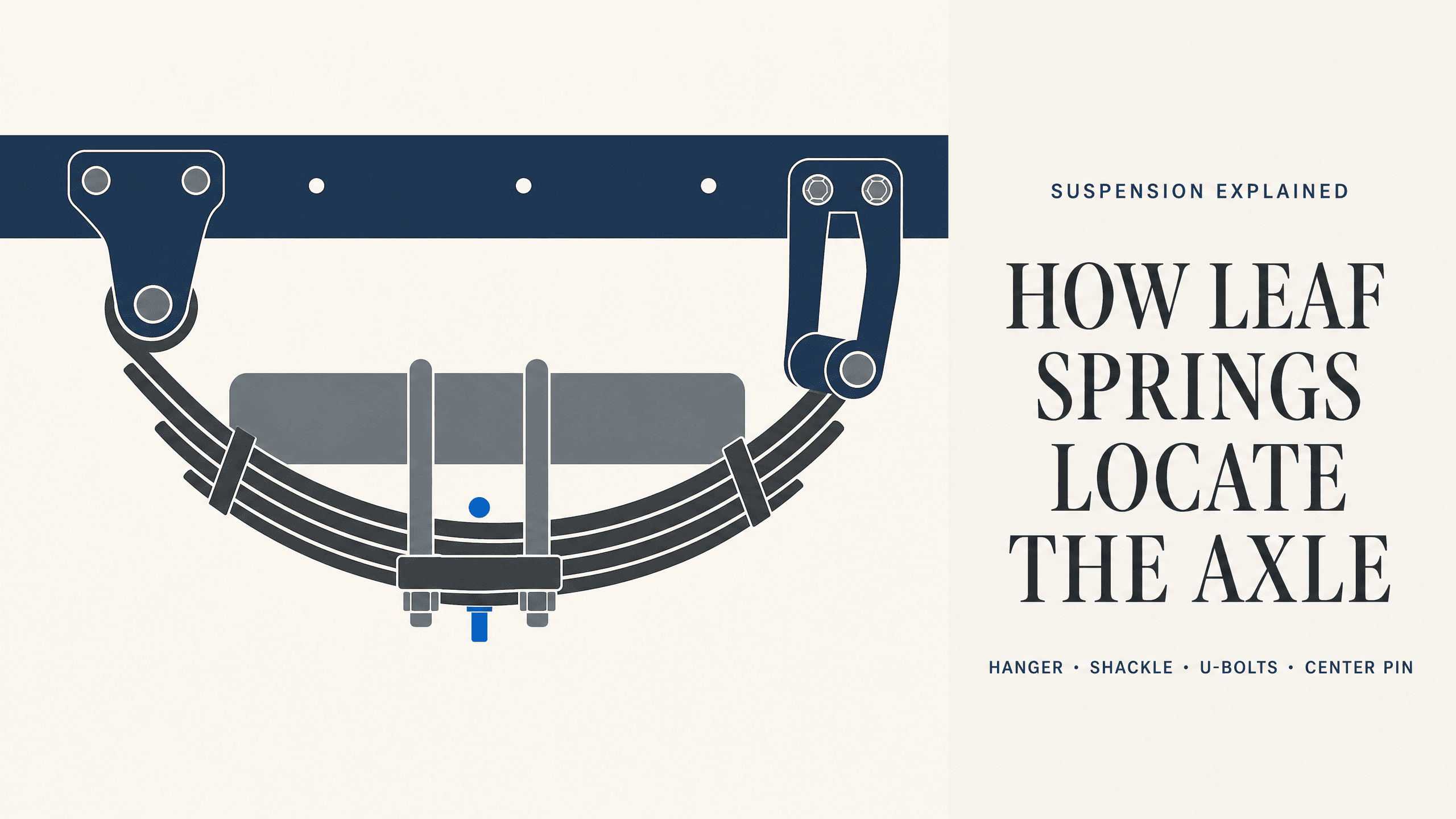 How Do Leaf Springs Keep the Axle in Place? A Clear Breakdown of Hangers, Shackles, and U-Bolts